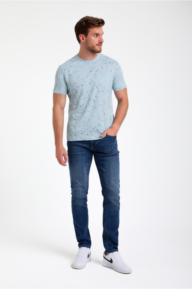 T SHIRT 155514 4001 bright blue